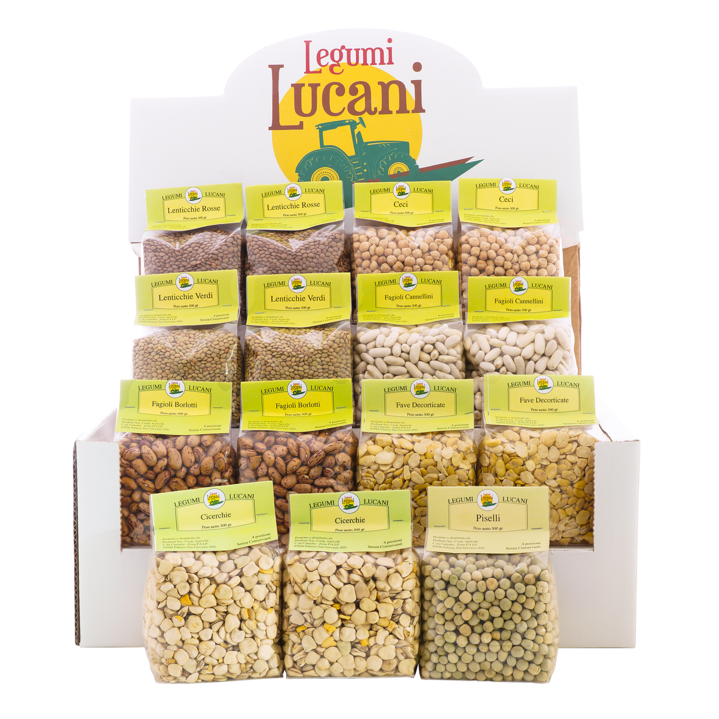 BOX n° 1: MIX di 8 Legumi