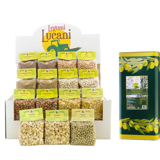 BOX n° 3: 8 Legumi + 5 Litri di Olio EVO