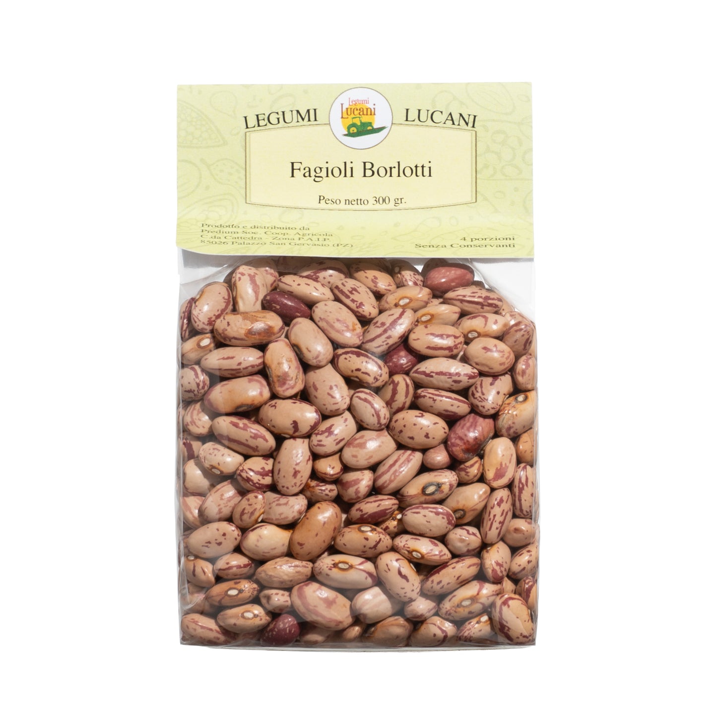 Borlotti Beans - Grown in Basilicata, Italy