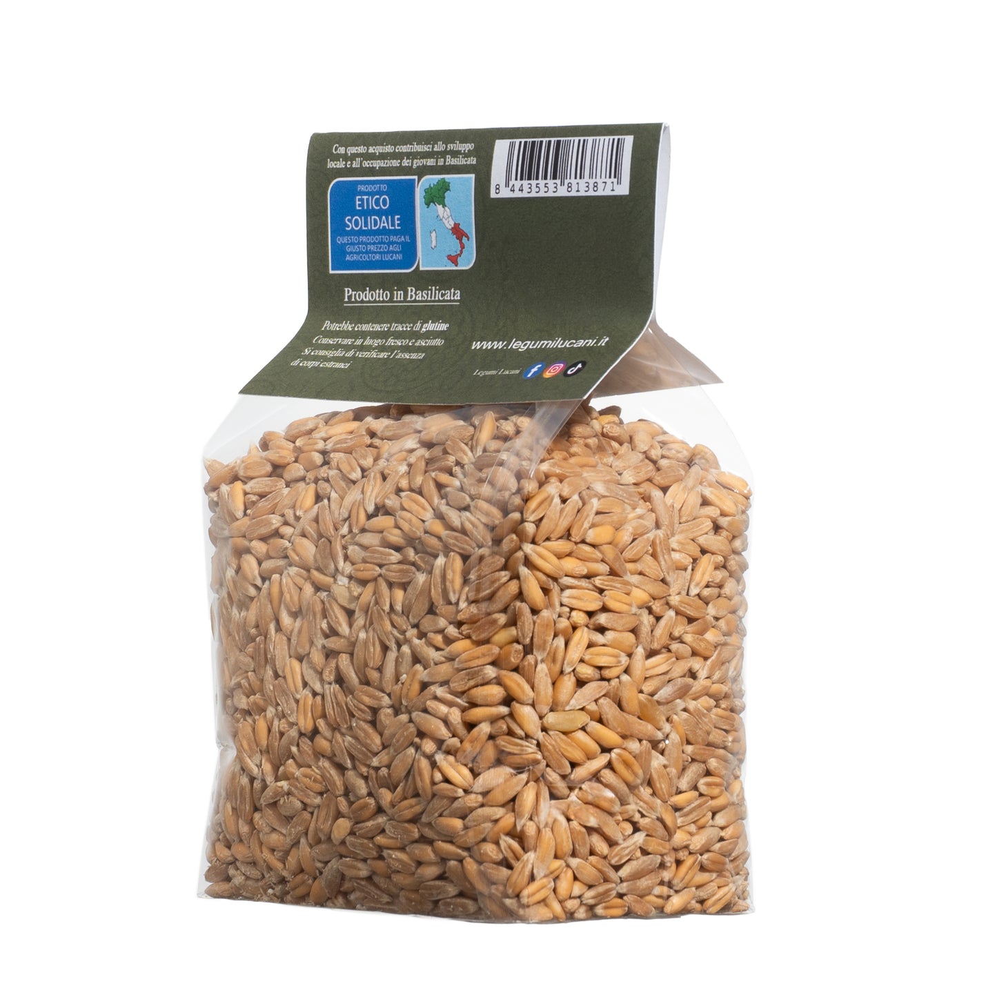 WHOLE SPELT - Grown in Basilicata, Italy