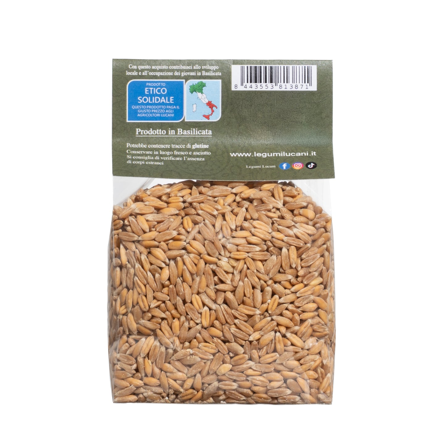WHOLE SPELT - Grown in Basilicata, Italy