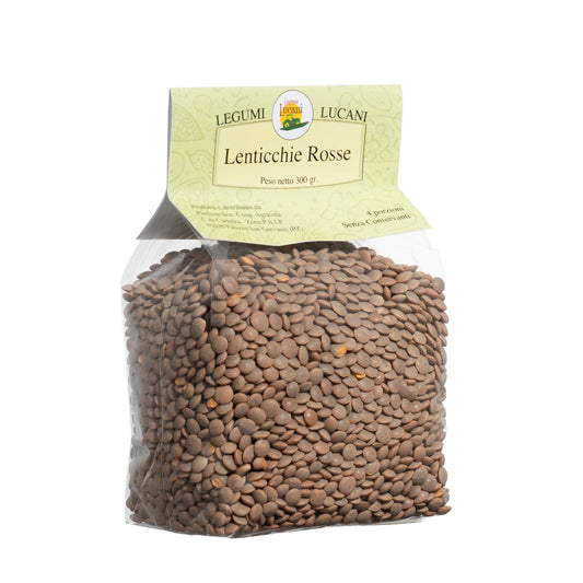 RED LENTILS (small) - Grown in Basilicata, Italy
