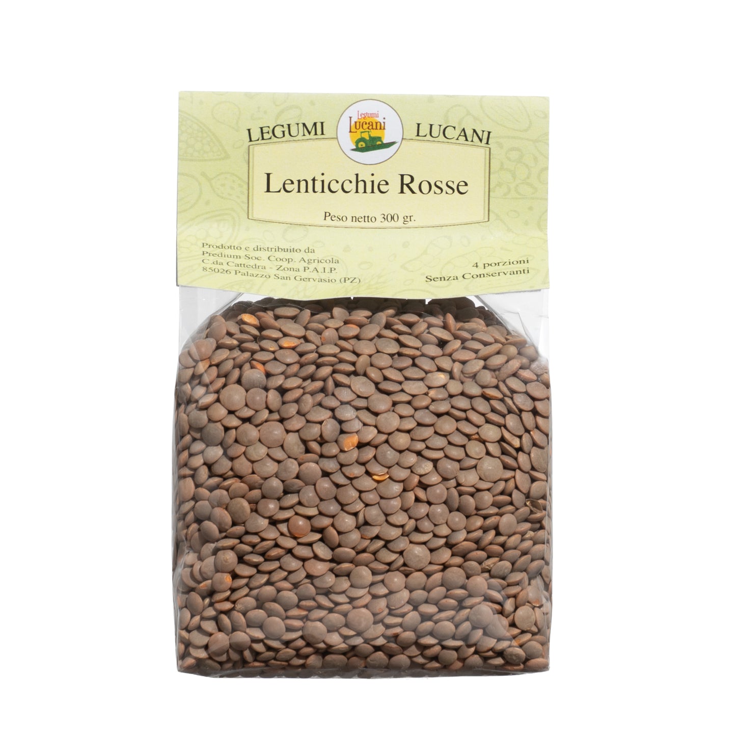 RED LENTILS (small) - Grown in Basilicata, Italy