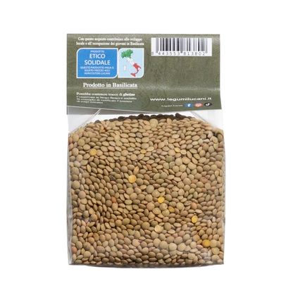 GREEN LENTILS (small) - Grown in Basilicata, Italy